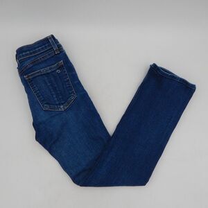 Rag & Bone NY Baily High Rise Size 24 Ankle Cigarette Jean Medium Wash Zip